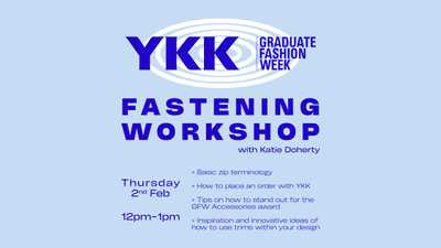 YKK X GFW Fastening Workshop with Katie Doherty
